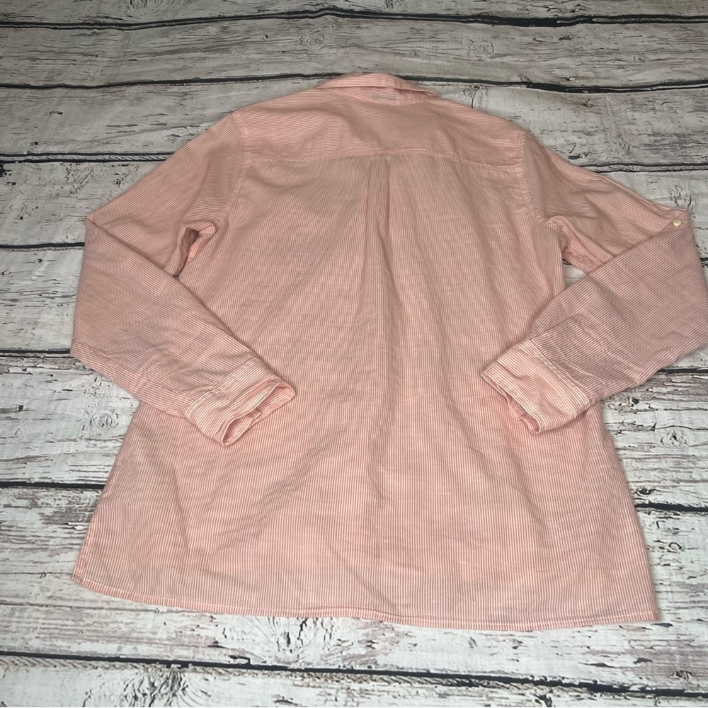 Patagonia Organic Cotton Striped Long Sleeve Shirt Size S - Picture 11 of 11